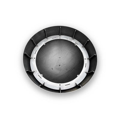 Fire bowl with grill ring Alpaufzug 100, stainless steel