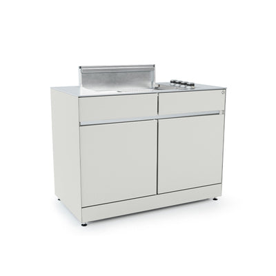 Gas barbecue module outdoor kitchen