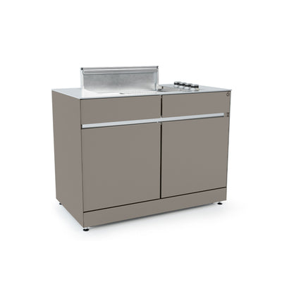 Gas barbecue module outdoor kitchen