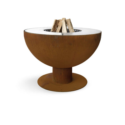 Height-adjustable fire bowl