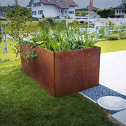 Raised bed made to measure, stainless steel