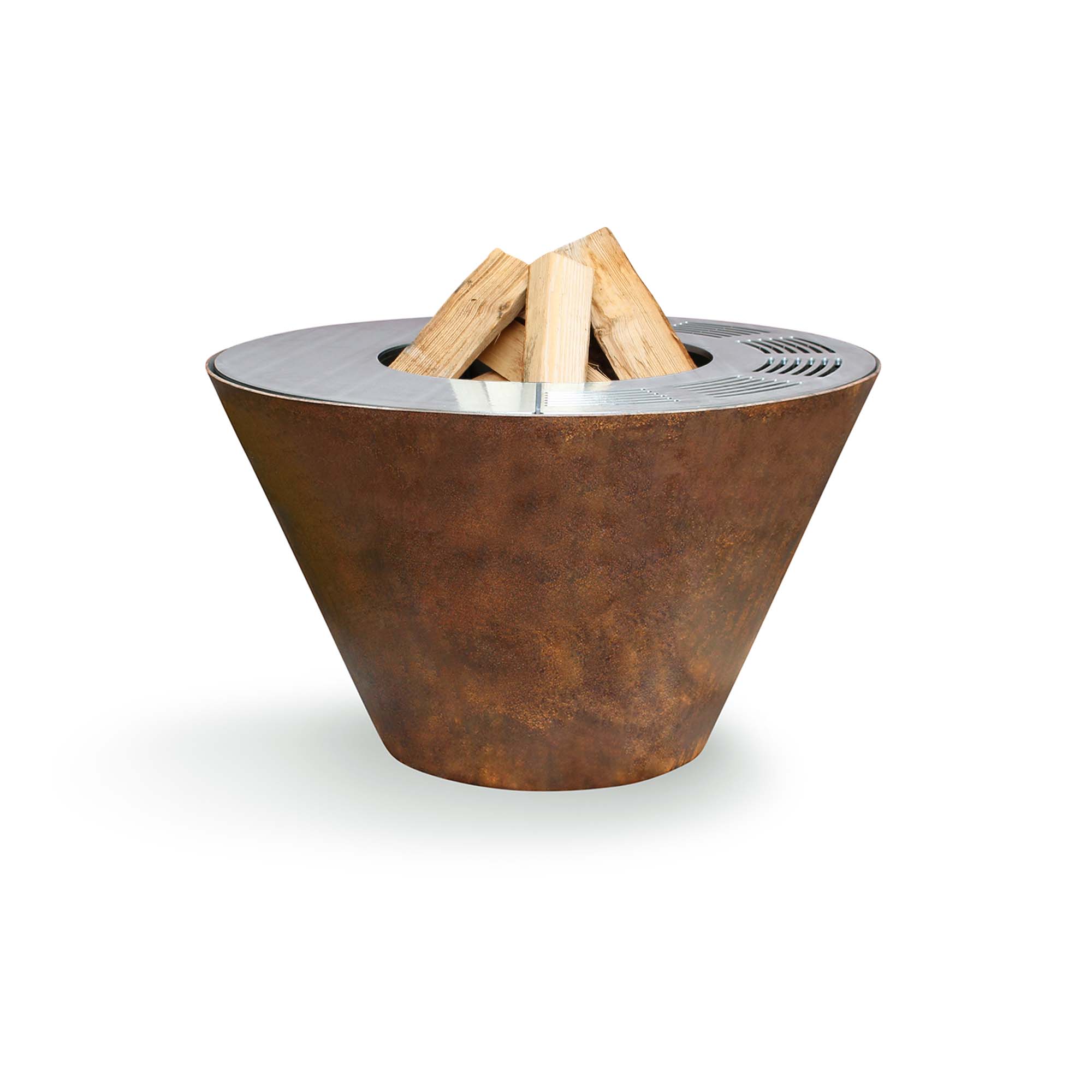 Conical fire bowl