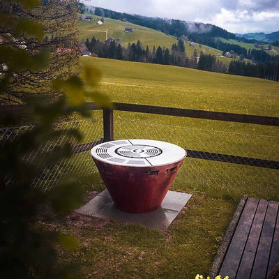 Fire bowl conical Alpine style