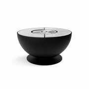 Fire bowl with grill ring, height-adjustable 100, stainless steel black