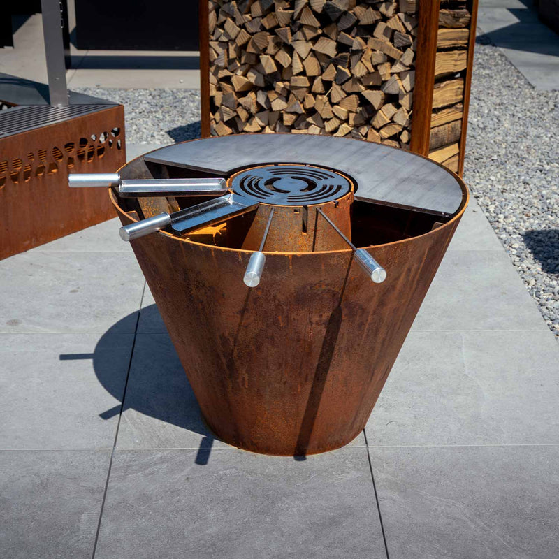 Square fire bowl