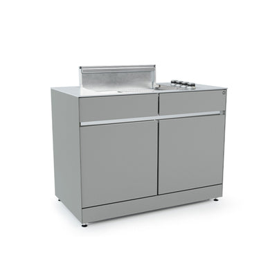 Gas barbecue module outdoor kitchen