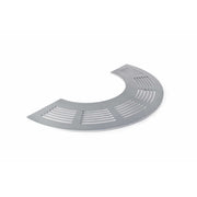 Grill plate with slit openings round 100, stainless steel
