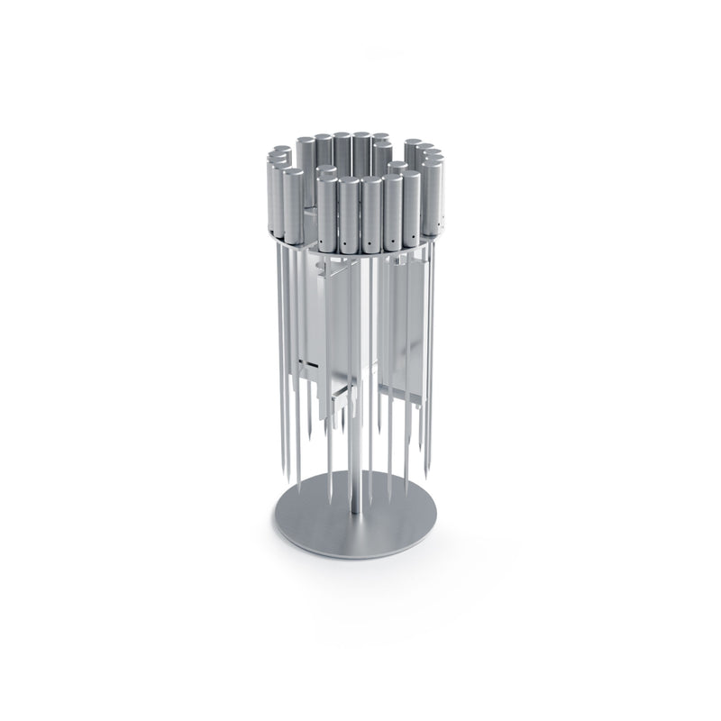 Holder for barbecue accessories, stainless steel