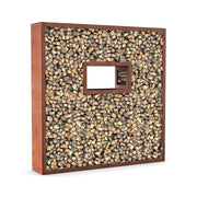 Firewood rack with window