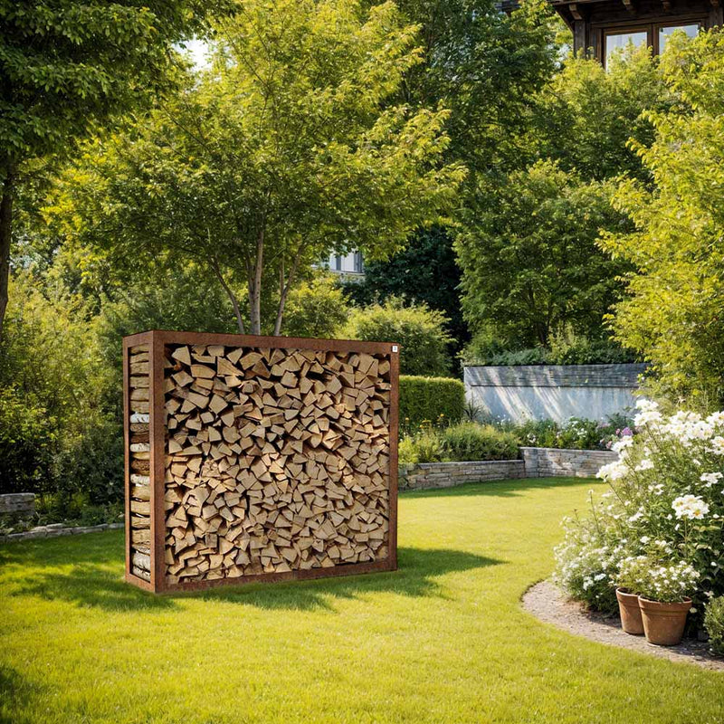 Firewood rack stainless steel