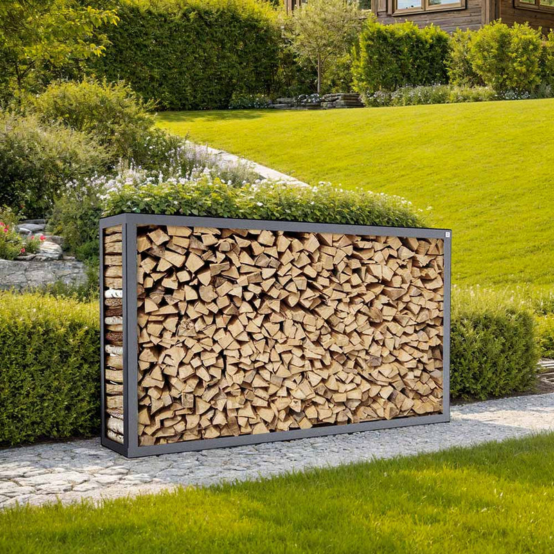 Firewood rack anthracite