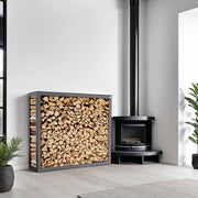 Firewood rack anthracite