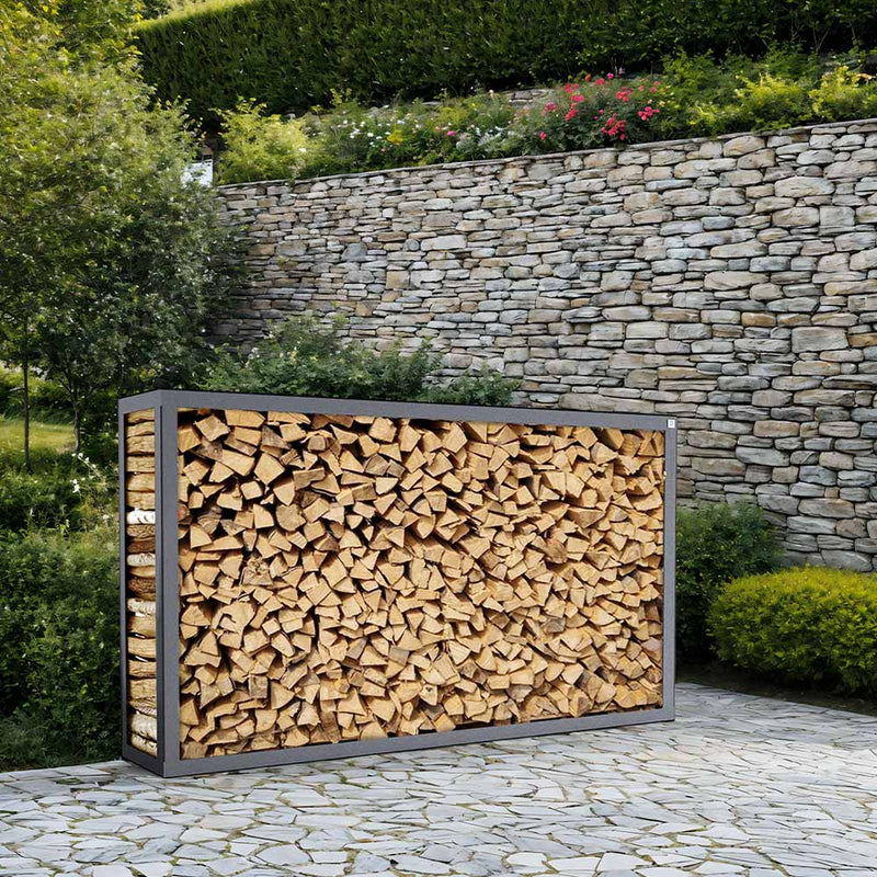 Firewood rack anthracite