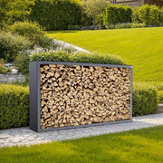 Firewood rack black