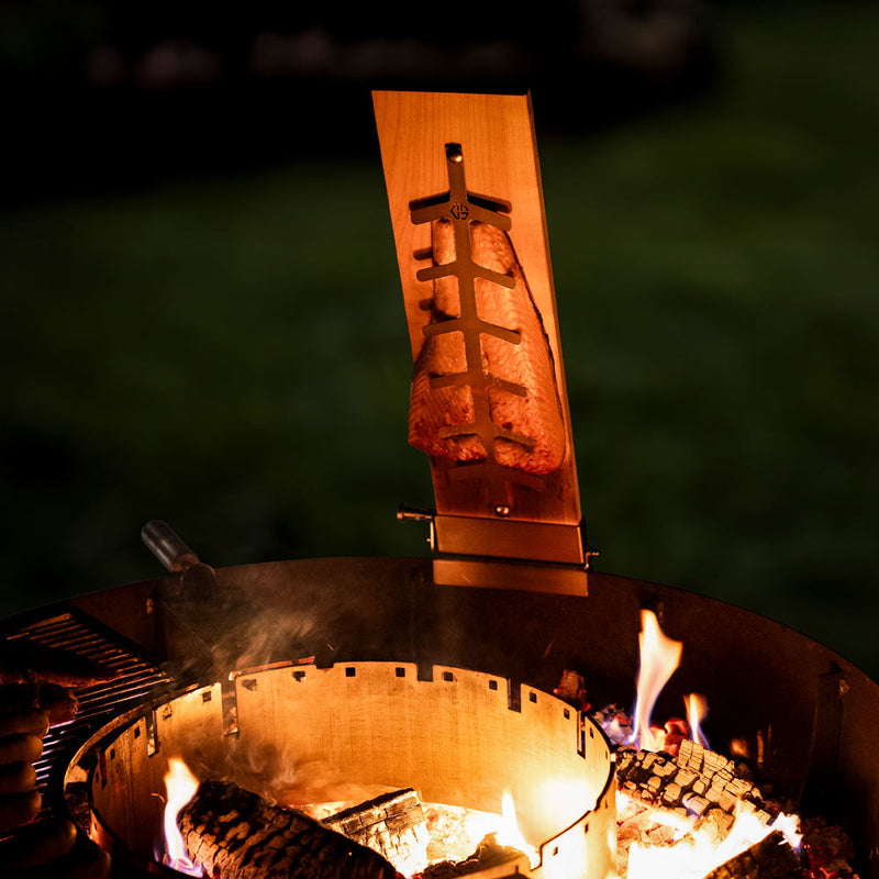 Salmon fire bowl