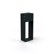 Letterbox with lettering, powder coating