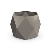 Diamond plant pot, stainless steel powder-coated