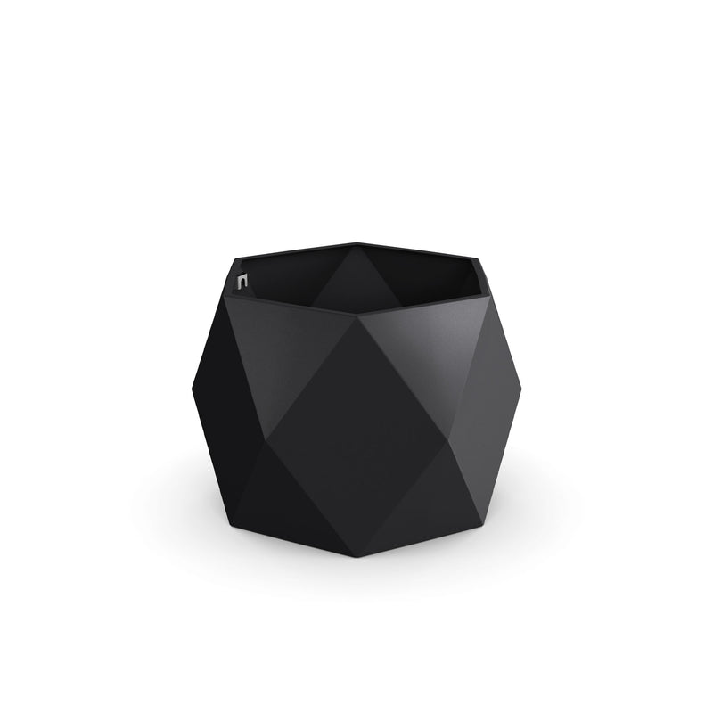 Plant pot diamond black