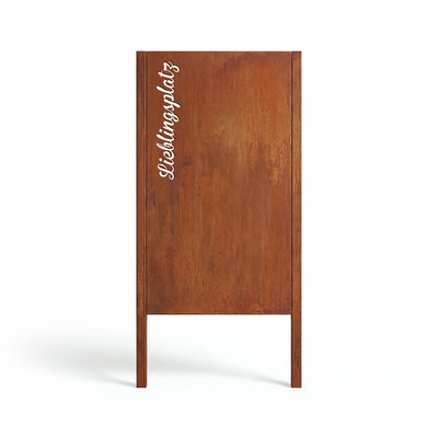 Privacy screen Favorite spot, patina