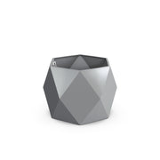 Diamond plant pot, stainless steel powder-coated