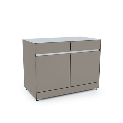 Outdoor kitchen storage module