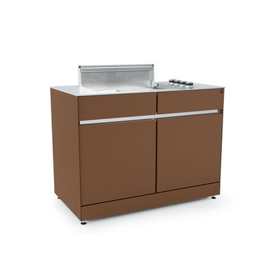 Gas barbecue module outdoor kitchen