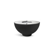 Fire bowl with grill ring small 80, stainless steel black