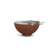 Fire bowl with grill ring small 80, stainless steel