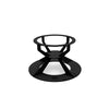 Stand for fire bowl, stainless steel black